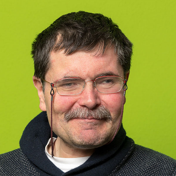 Günther, ein Klient des Vereins WIR