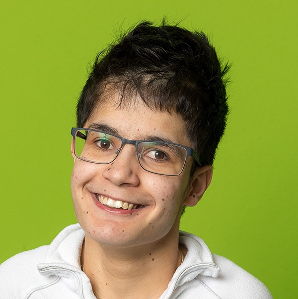 Veronika, eine Klientin des Vereins WIR
